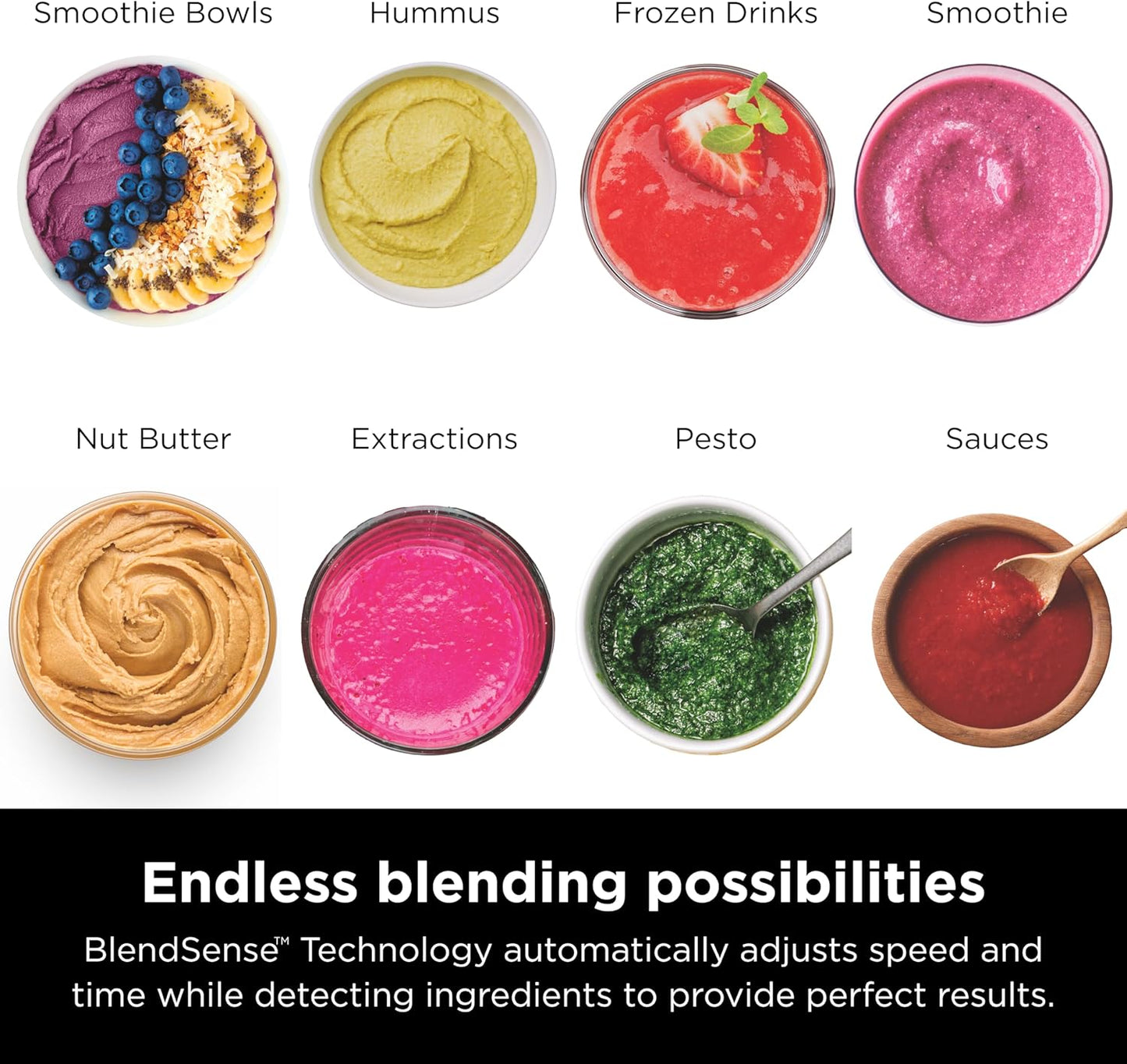 Ninja Blender - 1800 Watt Full Size Pitcher for Smoothies, Shakes & Frozen Drinks | 72 oz | Black