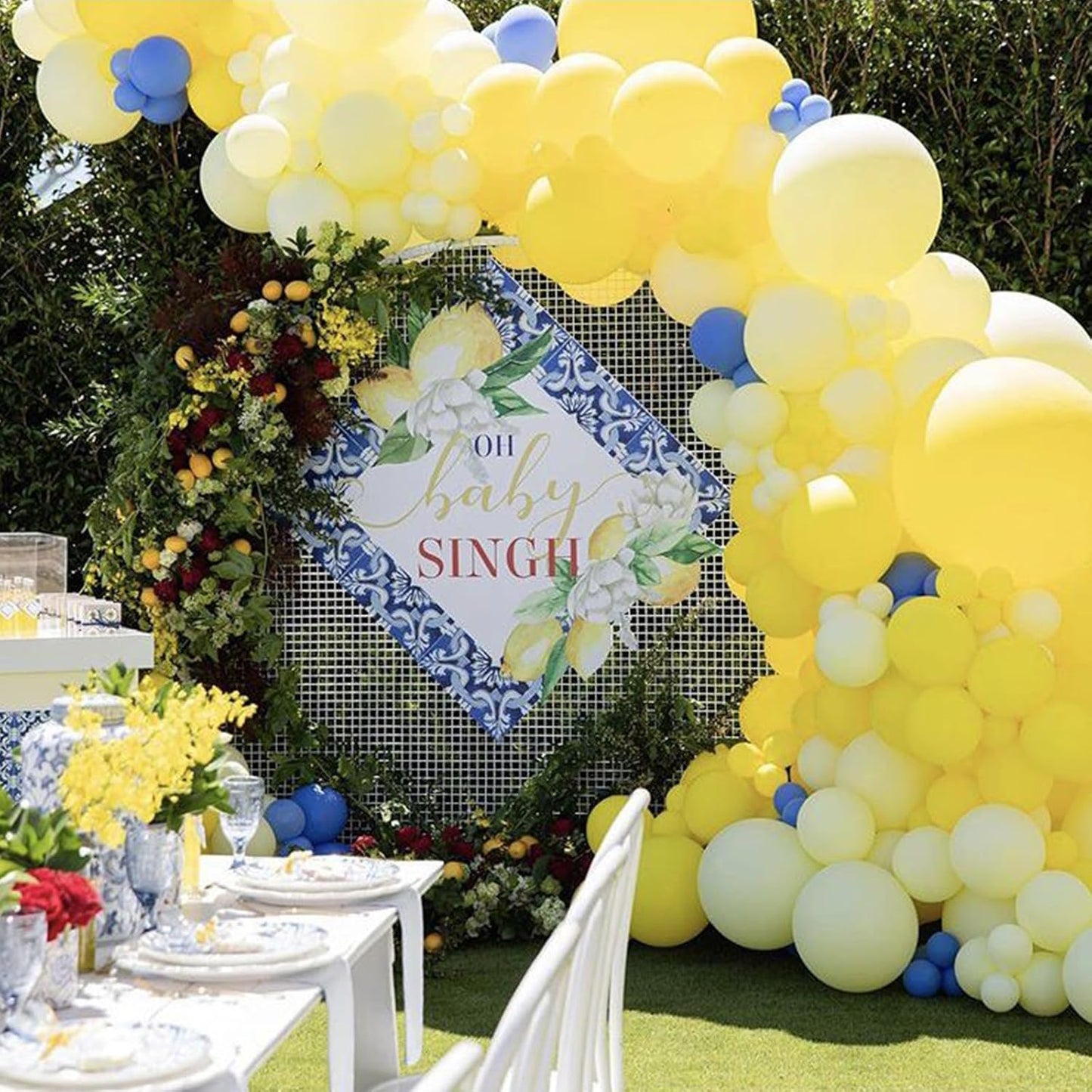 PartyWoo Pastel Yellow Balloons - 100 Pcs in Various Sizes for Baby Shower & Birthday Decor | Light Yellow