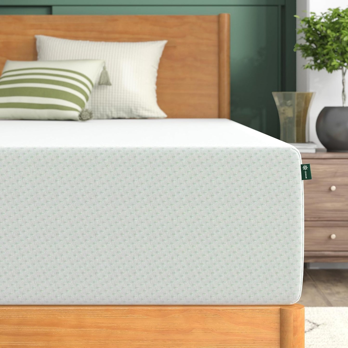 ZINUS Memory Foam Mattress - 12 Inch Green Tea Infused Comfort | California King Size