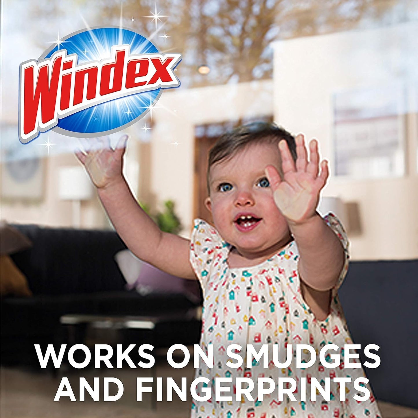 Windex Glass Cleaning Wipes - Ammonia-Free, Pre-Moistened for Streak-Free Shine | 25 Count, Crystal Rain Scent