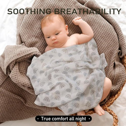 Graceful Baby Burp Cloths - Large 27 x 27 Inches | 6 Pack Soft Muslin Burping Rags for Newborns