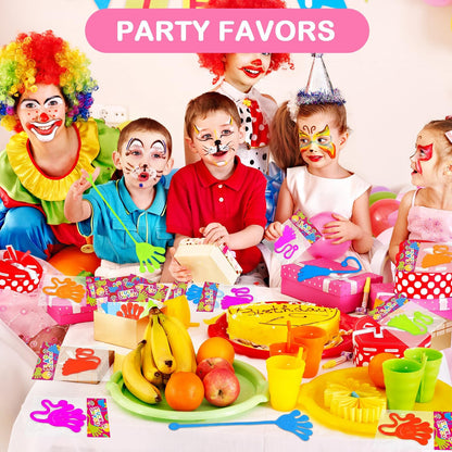 Skiennix Large Sticky Hands - Fun Party Favors for Kids | 100 PCS Birthday Goodie Bag Fillers