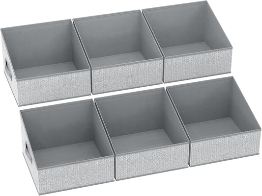 DIMJ Closet Storage Bins - Collapsible Fabric Baskets with Handles for Organizing Toys, Books, and More