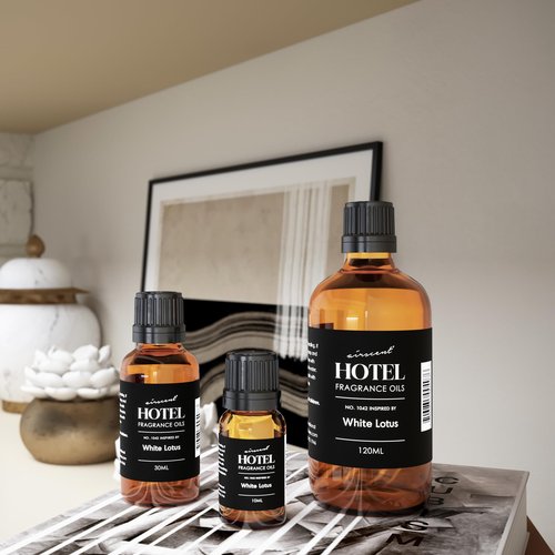 AirScent Hotel Diffuser Oil No. 1042 Inspired by The White Lotus Hotel Scent - Premium Fragrance Oil for Ultrasonic and Waterless Diffusers and Crafting - 30 mL, 1 fl oz Glass Bottle with Dropper