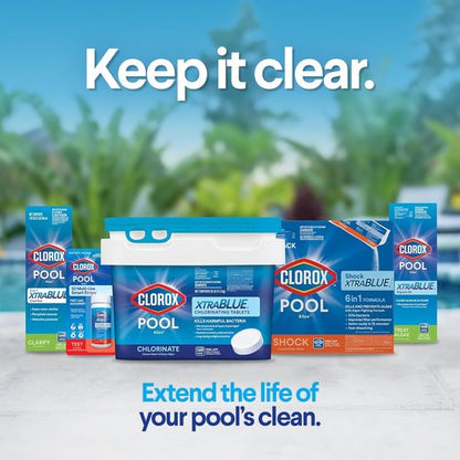 Clorox® Pool&Spa™ XtraBlue Chlorinating Tablets - Kills Bacteria & Stops Algae | 25 LB