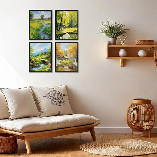 Giftgarden 11x14 Picture Frame - Elegant Black Thin Frame for Wall or Tabletop Display