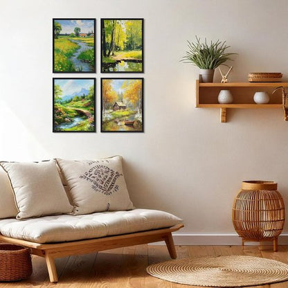 Giftgarden 11x14 Picture Frame - Elegant Black Thin Frame for Wall or Tabletop Display