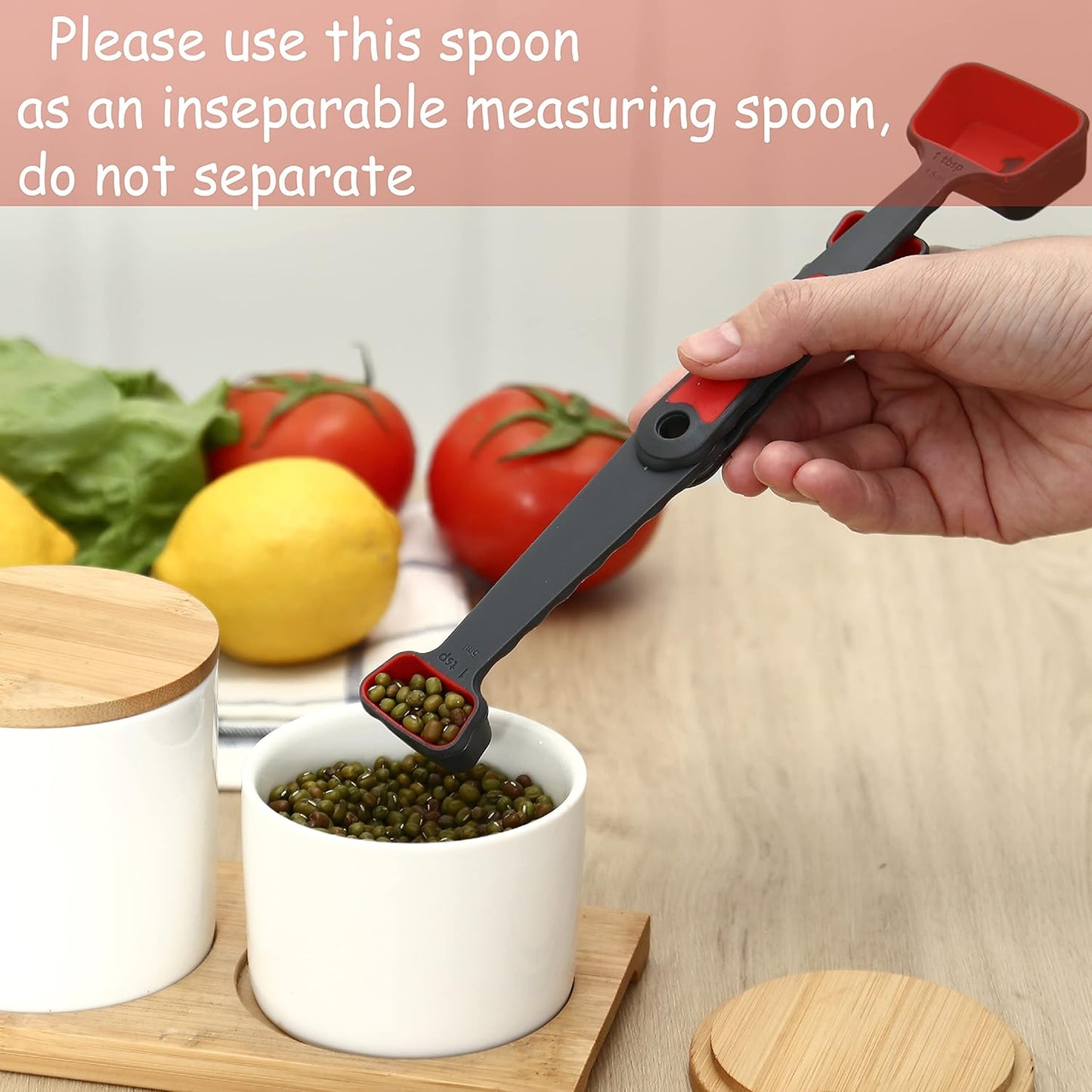 Skiennix Collapsible Silicone Measuring Cups & Spoons - 8-Piece Set for Liquid & Dry Baking | Portable Food-Grade Design