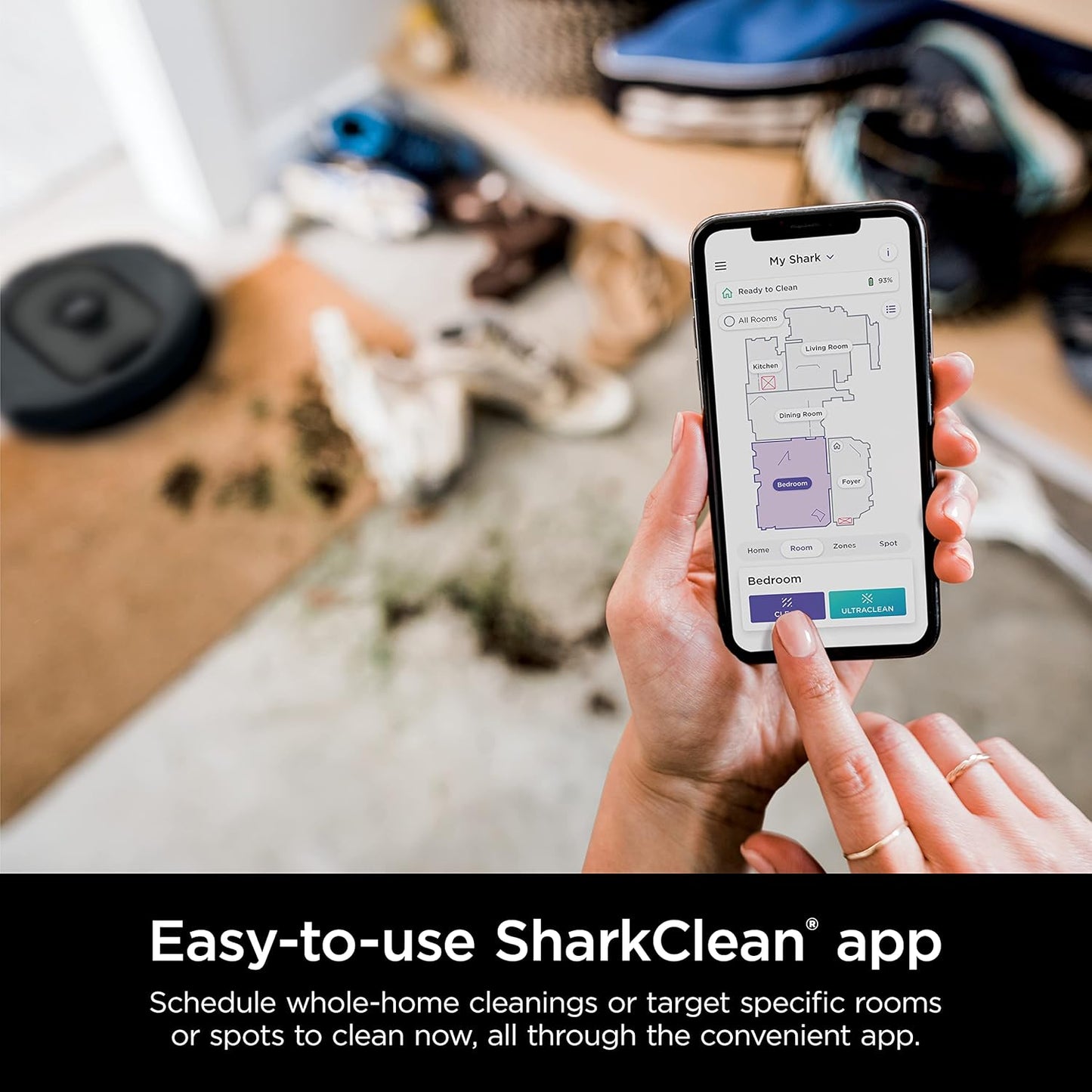 Shark Upright Vacuum Cleaner - Rotator Lift-Away with No Hair Wrap & HEPA Filter | Lightweight, Bagless, Silver