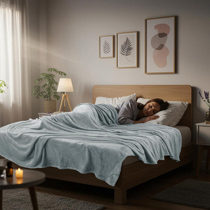 Utopia Bedding Fleece Blanket - Luxury Soft Microfiber | Full Size Ash Grey (90x84 Inch)