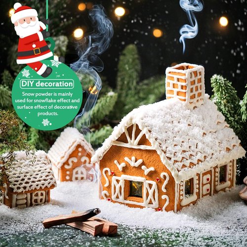 Hatisan 23 Ounces Fake Snow Decoration - Instant Artificial Snow for Christmas Crafts & Displays