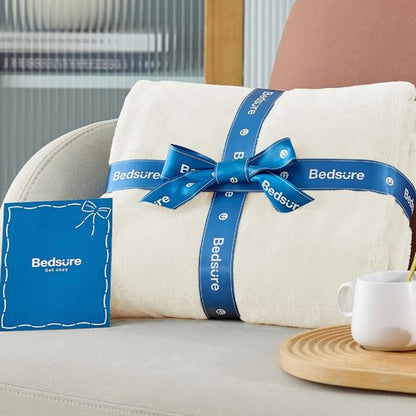 Bedsure GentleSoft Fleece Bed Blankets Full Size Cream - Soft Lightweight Plush Fuzzy Cozy Luxury Blanket Microfiber, 84x90 inches
