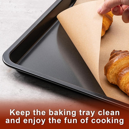 Skiennix Parchment Paper Sheets - 200 Pcs Non-Stick, Unbleached, 12x16 Inches for Baking & Cooking