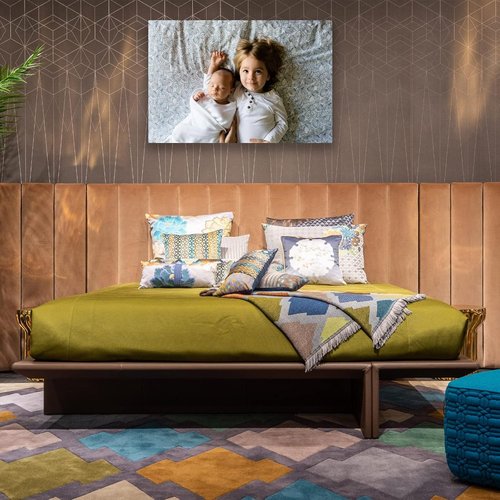 Custom Canvas Prints - Personalized Wall Art for Family & Pet Photos | Framed 12'' W x 16'' H