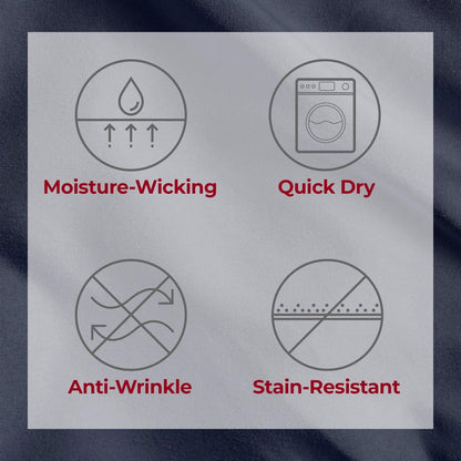 Mellanni Twin XL Sheets Set - 3 PC Iconic Collection Bedding - Hotel Luxury, Extra Soft, Cooling Bed Sheets - Wrinkle, Fade, Stain Resistant (Twin Extra Long, Navy Blue)