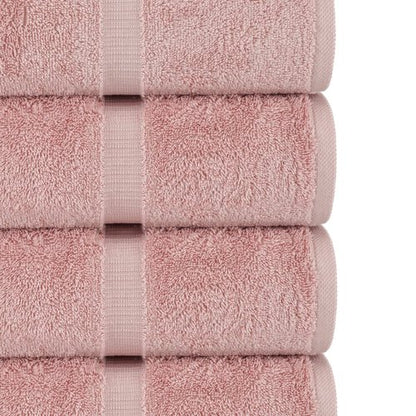 Chakir Turkish Linens | Hotel & Spa Quality 100% Cotton Premium Turkish Towels | Soft & Absorbent (8-Piece Towel Sets, Pink)