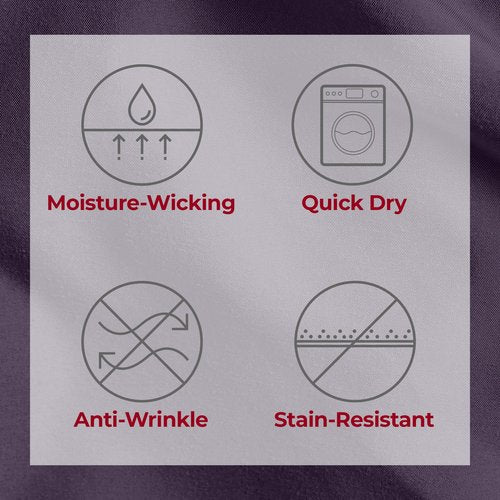 Mellanni Extra Deep California King Sheets - 4 PC Iconic Collection Bedding - Hotel Luxury, Ultra Soft, Cooling Bed Sheets - Wrinkle, Fade, Stain Resistant (Cal King, Purple)