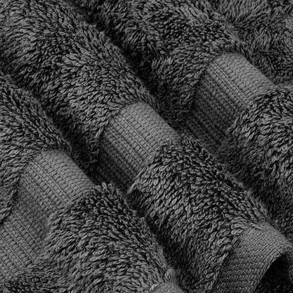 Chakir Turkish Linens |Hotel & Spa Quality 100% Cotton Premium Turkish Towels | Soft & Absorbent (Dark Gray, 6-Piece Towel Sets)