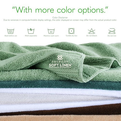 American Soft Linen 35x70 Jumbo Large Bath Towel, 600 GSM 100% Cotton Turkish Bath Sheet, Oversized Luxury Bath Towel for Bathroom Beach and Pool, Light Grey