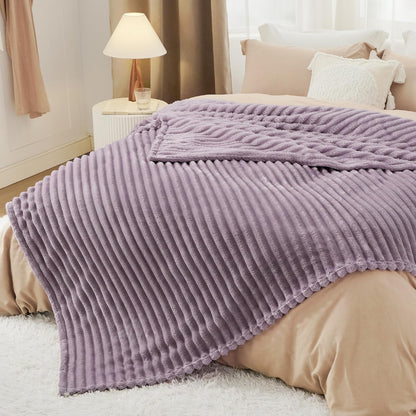 Bedsure GentleSoft Light Purple Full Blanket - Cozy Soft Throw for Women, 84x90 Inches