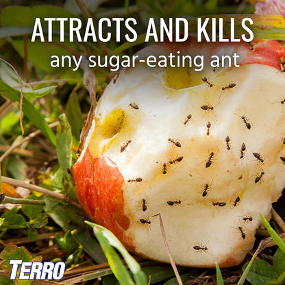 TERRO Outdoor Ant Killer Bait Stakes - Effective Liquid Formula for Fast Pest Control