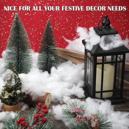 Aodaer Artificial Snow Decor - 2500g Fluffy Soft Cotton for Christmas Tree & Holiday Displays