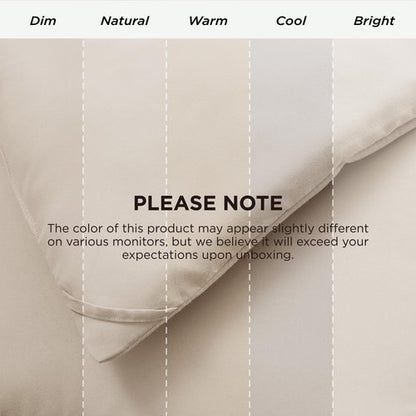 Bedsure Comforter Duvet Insert - Quilted Comforters Queen Size, All Season Duvet, GentleSoft Down Alternative Bedding, with 8 Tabs, Gifts for Women/Men, Linen, Queen 88 x 88 Inches