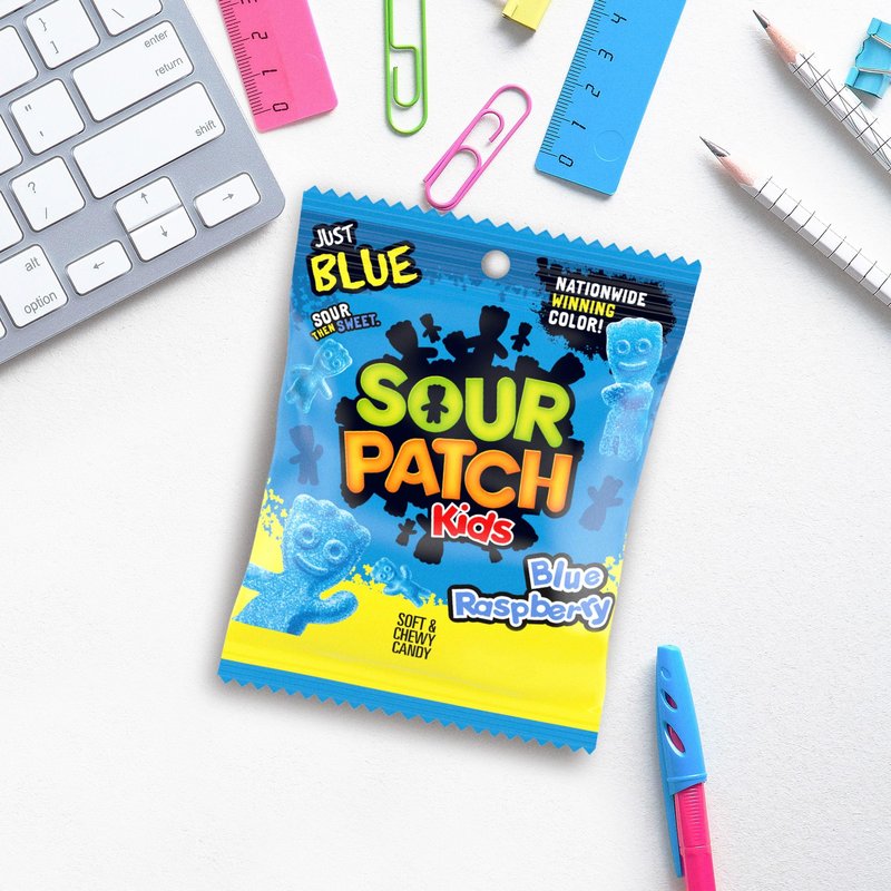 Sour Kids Blue Raspberry, 3.6 Ounce Bags (Pack of 1)