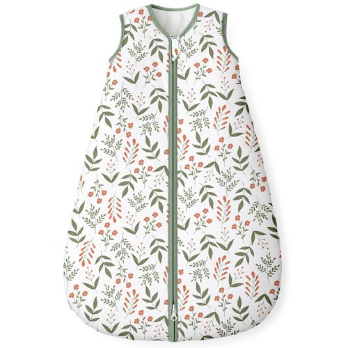 Yoofoss Baby Sleep Sack 18-24 Months, 1.5 Tog Baby Wearable Blanket with 2-Way Zipper, 100% Cotton Organic Fabric Winter Infant Sleeping Sack, Warm Soft Comfy