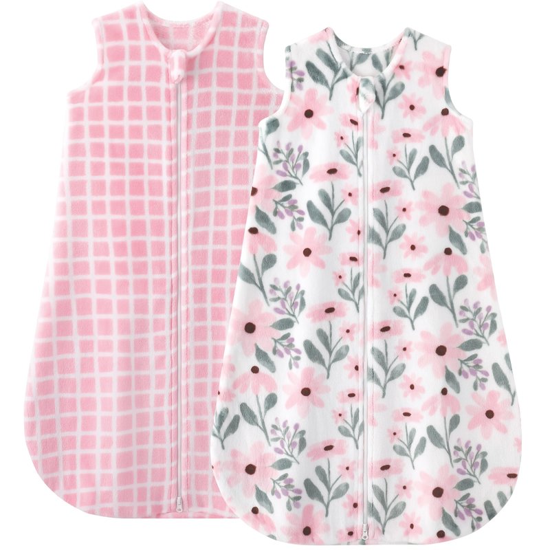 Yoofoss Baby Sleep Sack 6-12 Months, 1.5 Tog Sleep Sack, Fleece Baby Wearable Blanket with 2-Way Zipper, Infant Sleeping Sack, Soft Warm Lightweight(Small)
