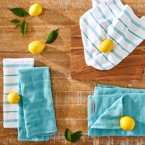 Kitchenaid Albany Cotton Striped Rectangular Towel