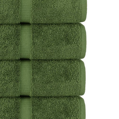 Chakir Turkish Linens | Hotel & Spa Quality 100% Cotton Premium Turkish Towels | Soft & Absorbent (6-Piece Hand Towels, Moss)