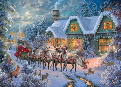 Abraham Hunter Jigsaw Puzzle Advent Calendar 2025 - 1008 Pieces, 24 Boxes, Festive Holiday Countdown Gift