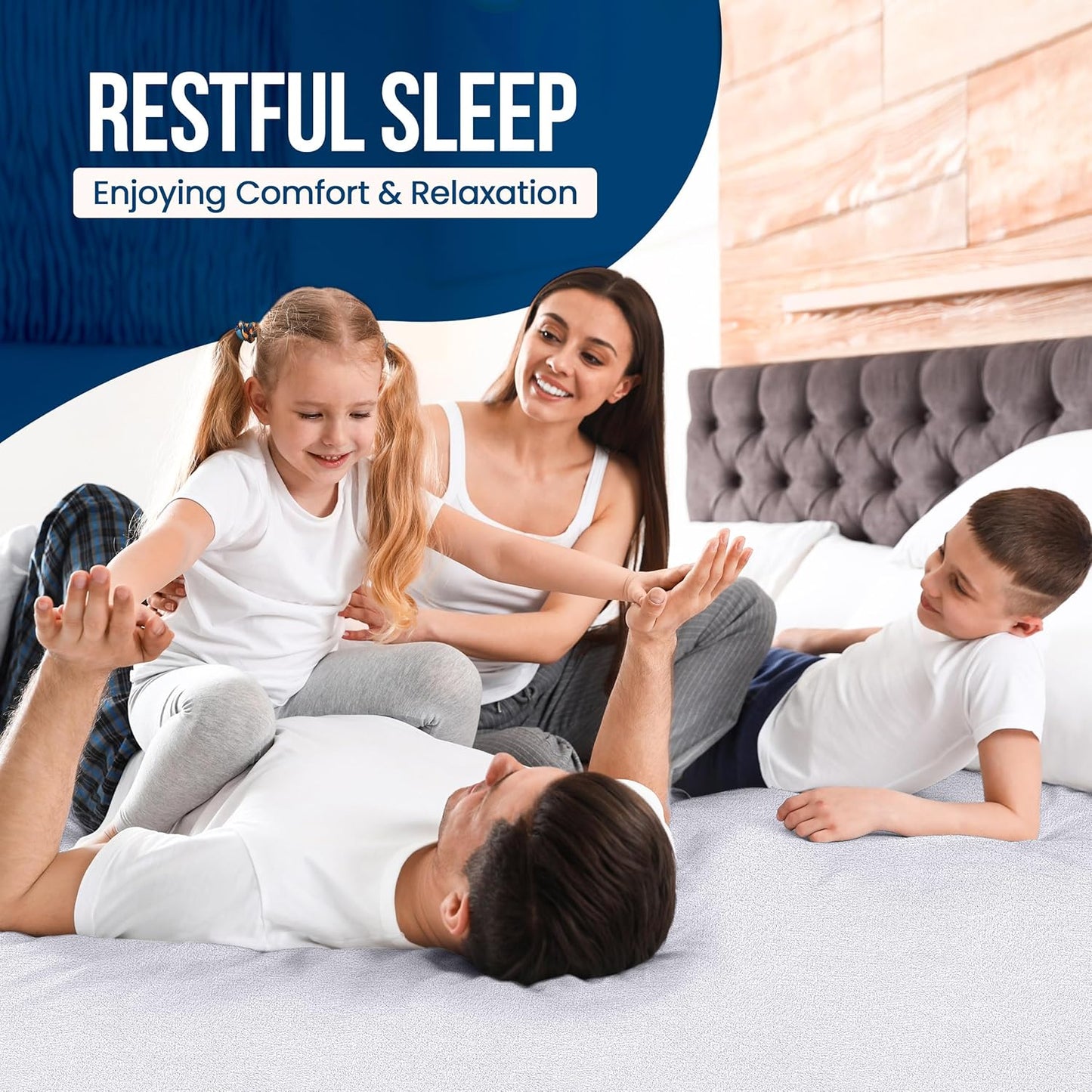 Queen Size Mattress Protector Waterproof 14 Pack, Premium 200 GSM Terry Mattress Cover, Soft & Breathable Bed Cover, Fitted Sheet Style Stretchable Deep Pockets 17" by Utopia Bedding (White)