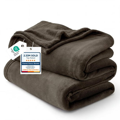Bedsure GentleSoft Brown Fleece Blankets King Size - Bed Blanket Soft Lightweight Plush Cozy Fuzzy Luxury Microfiber, 108x90 inches
