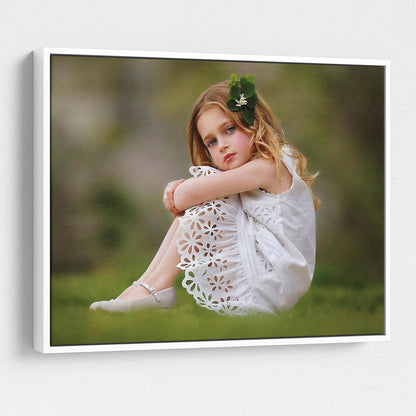 P&L ART Custom Canvas Prints - Transform Your Photos into Stunning Wall Art | 16x20 White Framed Decor