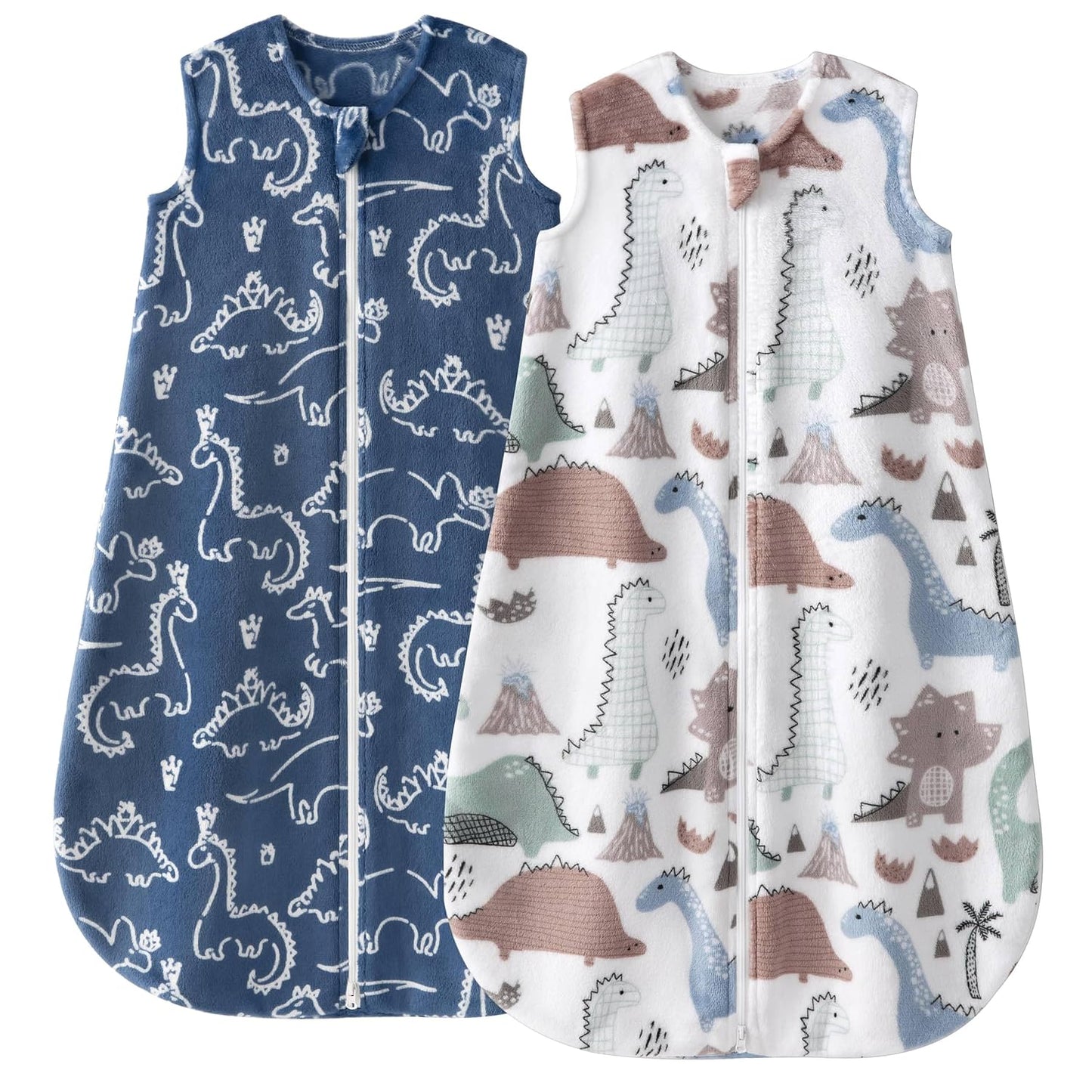Yoofoss Baby Sleep Sack - 1.5 Tog Fleece Wearable Blanket with 2-Way Zipper | 0-6 Months, Soft & Warm