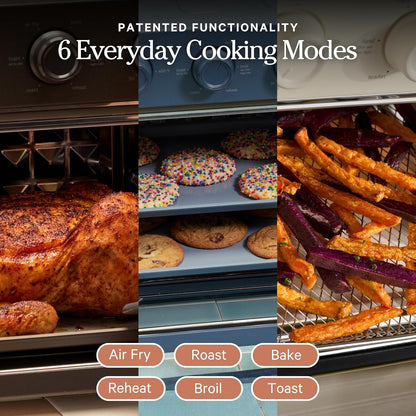 Our Place Wonder Oven - 6-in-1 Stainless Steel Air Fryer Toaster Oven Combo | 13 QT Capacity - Blue Salt