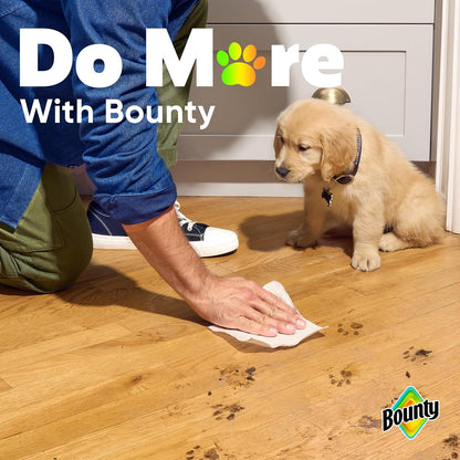 Bounty Select-A-Size Paper Towels - White Mega Rolls for Superior Absorbency | 2 Rolls = 8 Regular Rolls
