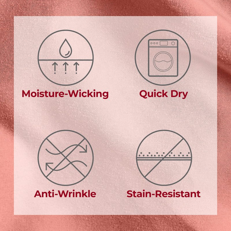 Mellanni Extra Deep Twin Sheets - 3 PC Iconic Collection Bedding - Hotel Luxury, Ultra Soft, Cooling Bed Sheets - Wrinkle, Fade, Stain Resistant (Twin, Coral)