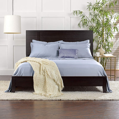 Pure Bamboo Queen Sheets - Luxuriously Soft & Cooling 100% Organic Viscose Bed Set | Sterling Blue