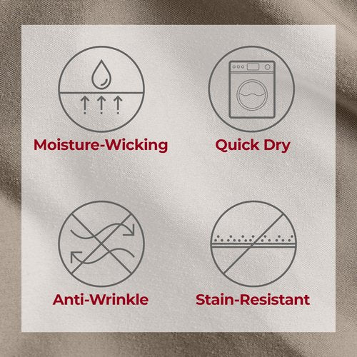 Mellanni Twin Sheets Set - 3 PC Iconic Collection Bedding - Hotel Luxury, Extra Soft, Cooling Bed Sheets - Wrinkle, Fade, Stain Resistant (Twin, Tan)