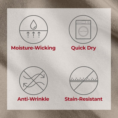 Mellanni Extra Deep Full Sheets - 4 PC Iconic Collection Bedding - Hotel Luxury, Ultra Soft, Cooling Bed Sheets - Wrinkle, Fade, Stain Resistant (Full, Tan)