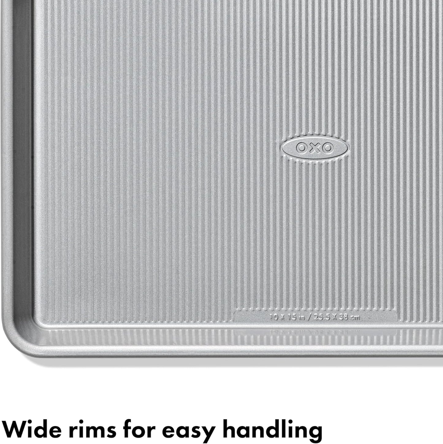 OXO Good Grips Quarter Sheet Pan - Non-Stick Pro Clear Coated Metal Baking Sheet