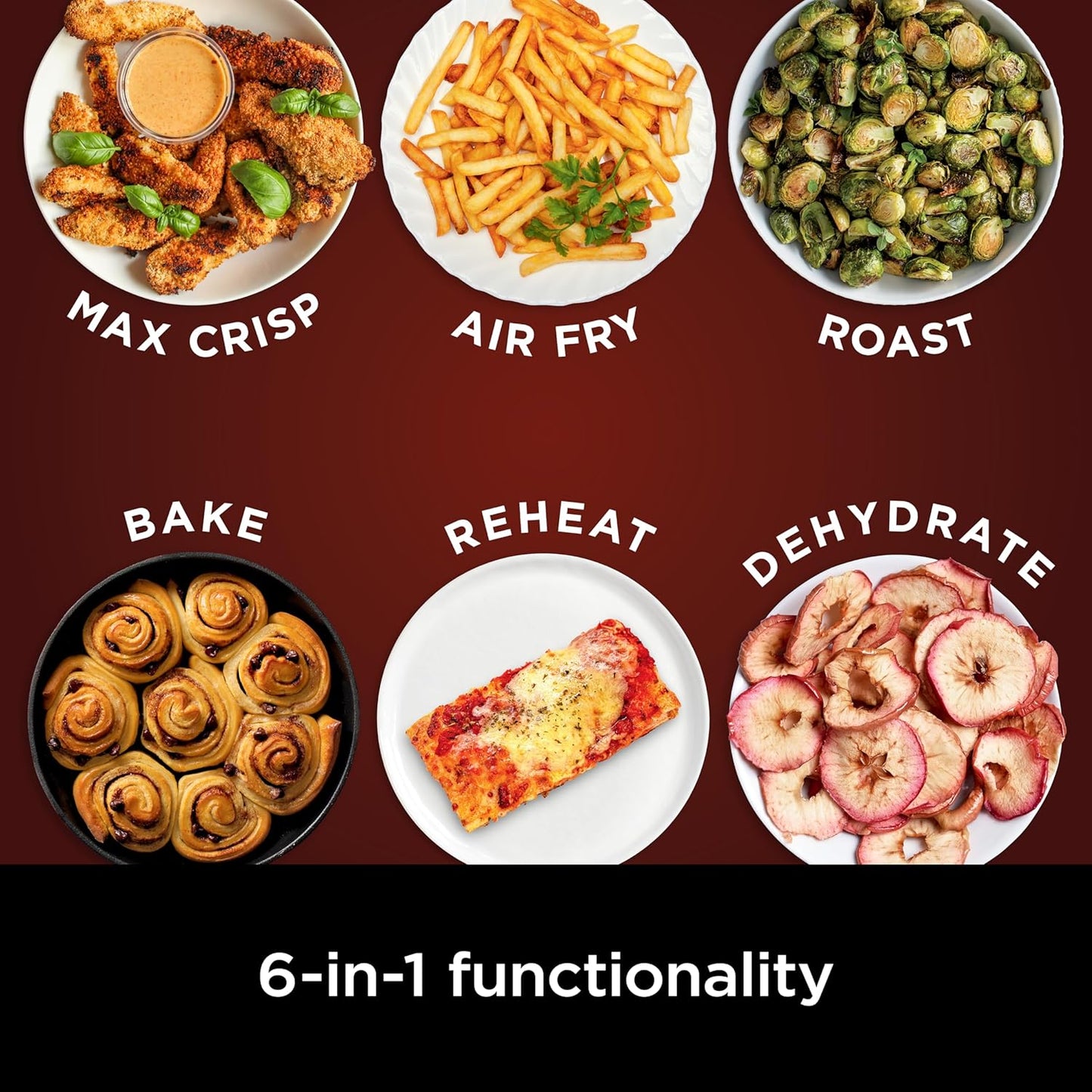 Ninja Air Fryer Pro XL 6-in-1 - 6.5 QT Capacity with Max Crisp Technology & Nonstick Basket