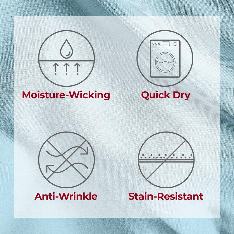 Mellanni Extra Deep Queen Sheets - 4 PC Iconic Collection Bedding - Hotel Luxury, Ultra Soft, Cooling Bed Sheets - Wrinkle, Fade, Stain Resistant (Queen, Aqua)