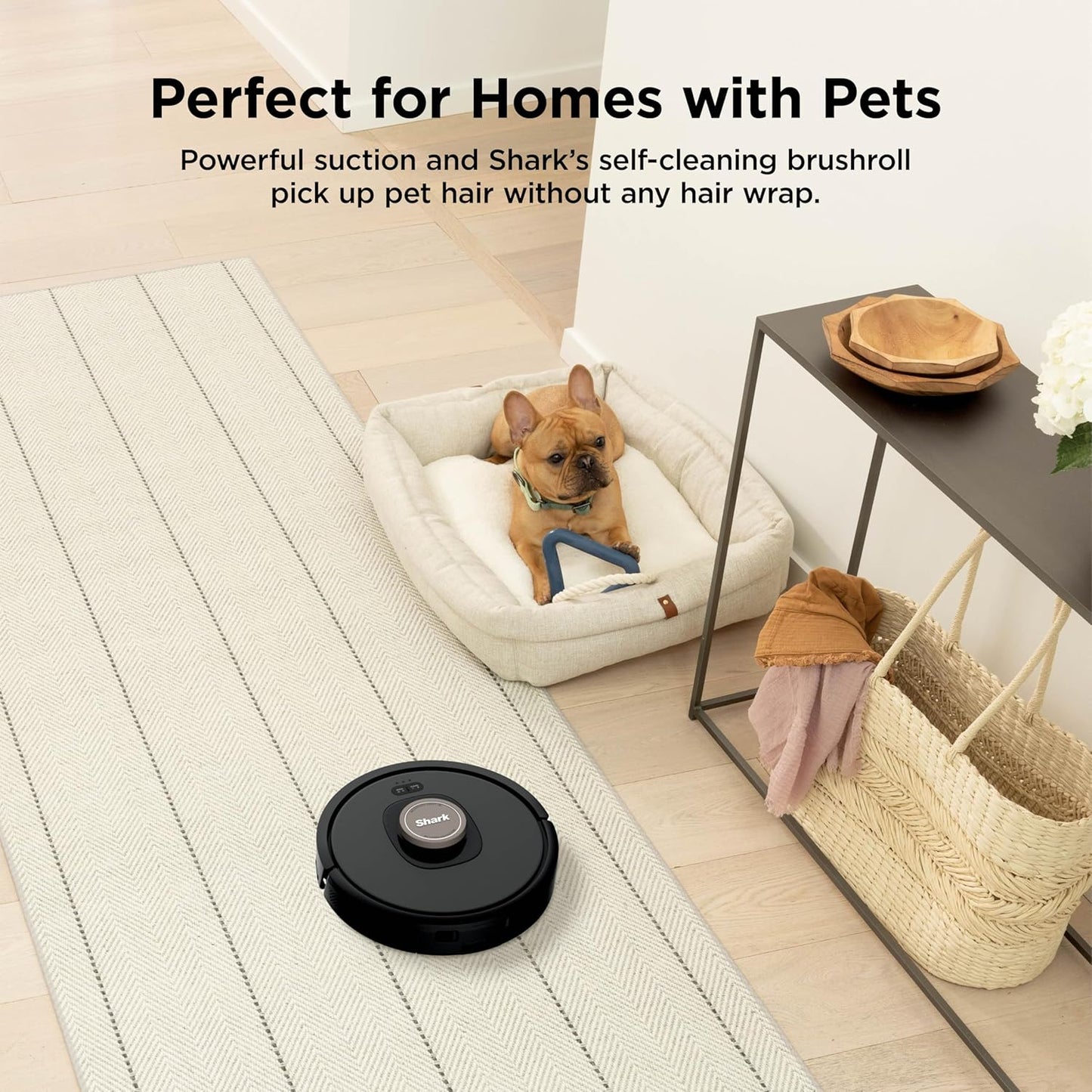 Shark AV2501AE AI Robot Vacuum - XL HEPA Self-Empty Base, LIDAR Navigation, Wi-Fi & Alexa Compatible - Black