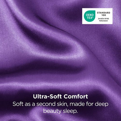 Bedsure Polyester Pillowcases, Polyester Pillow Cases Queen Size Set of 2, Purple Pillow Case for Sleeping Women with Envelope Closure, Gifts for Women Men, 20x30 Inches, 2pcs