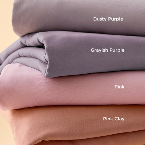 Bedsure Pink Duvet Cover Full Size - 3 Pieces Prewashed Extra Soft Cotton-Like Polyester Bedding Set, Includes 1 Duvet Cover 80x90 Inches with Zipper Closure & 2 Pillow Shams, Comforter Not Included