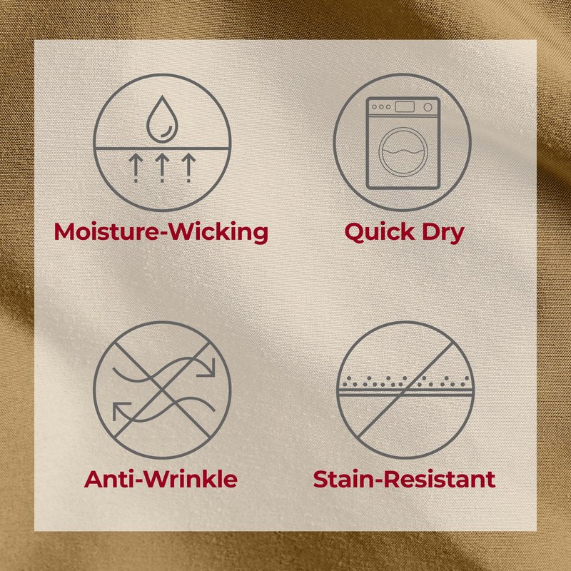 Mellanni Twin Sheets Set - 3 PC Iconic Collection Bedding - Hotel Luxury, Extra Soft, Cooling Bed Sheets - Wrinkle, Fade, Stain Resistant (Twin, Gold)
